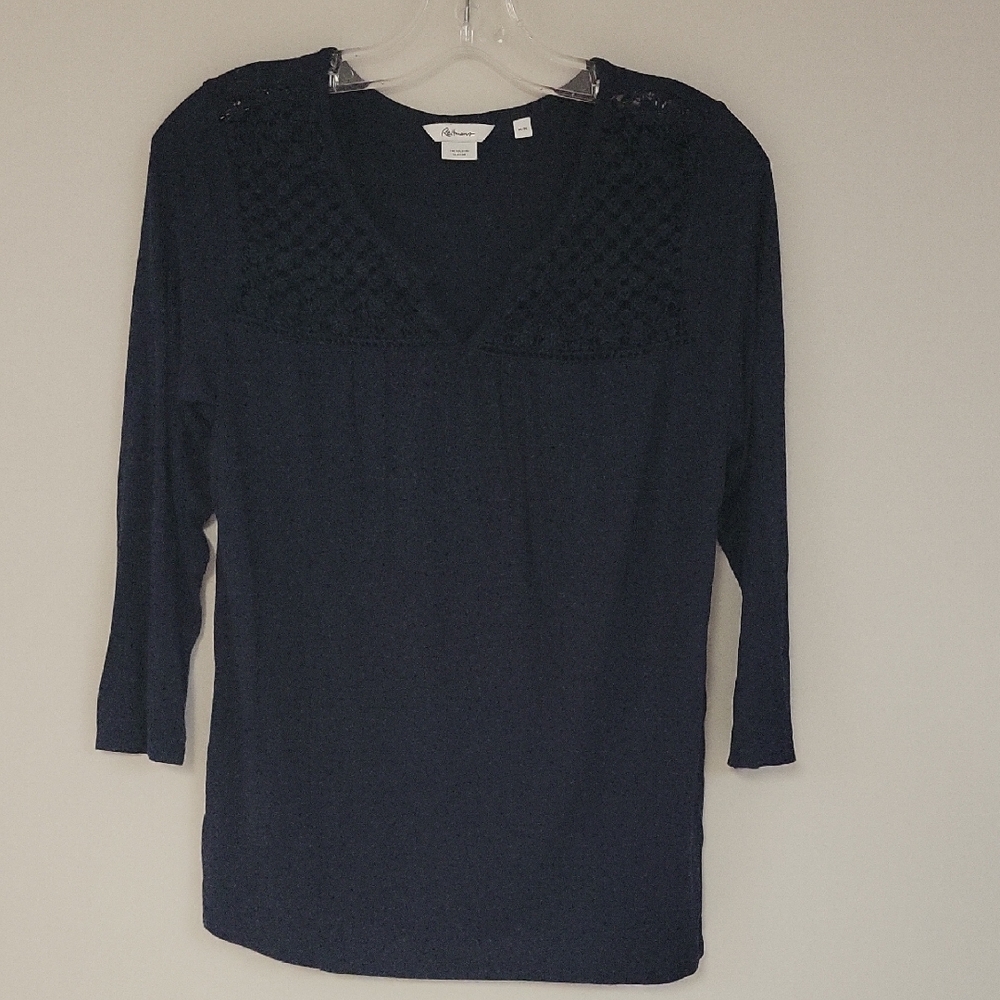 Reitmans Navy Relaxed Top